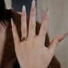 7Pcs/Set Camellia Flower Enamel Finger Rings Butterfly Irregular Rings Flower Ring Set  Jewelry