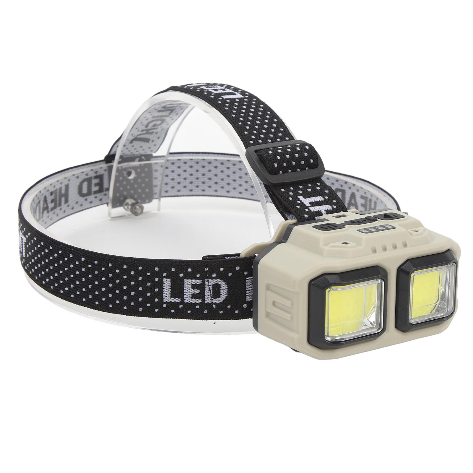 

Перезаряжаемый светодиодный налобный фонарь с датчиком движения USB-зарядка многофункциональный COB-фонарь носимый рабочий свет