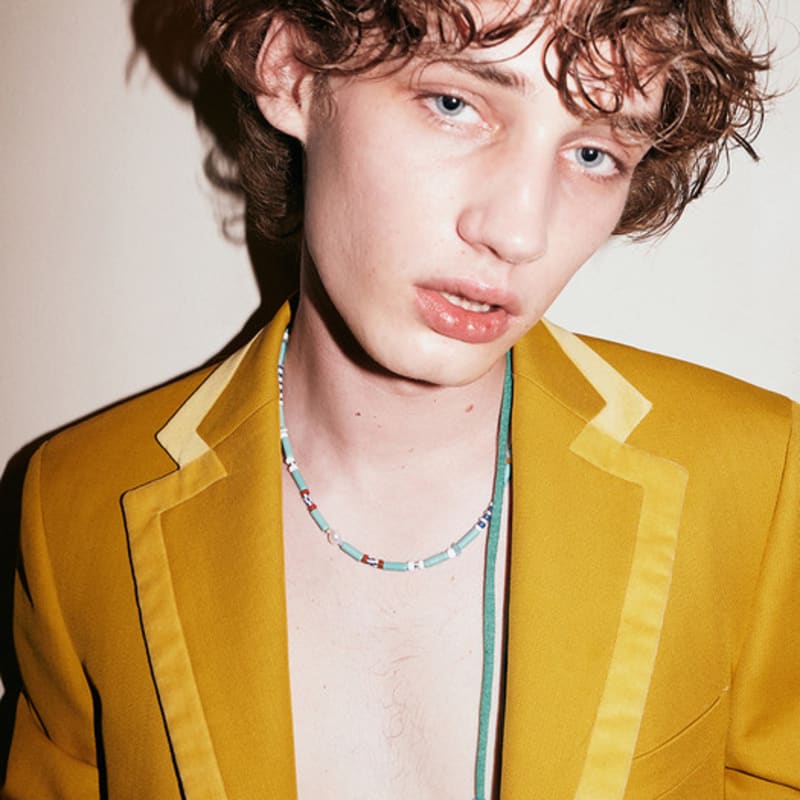 AVECTHING BLUE SUGAR_NECKLACE_W/STRIP