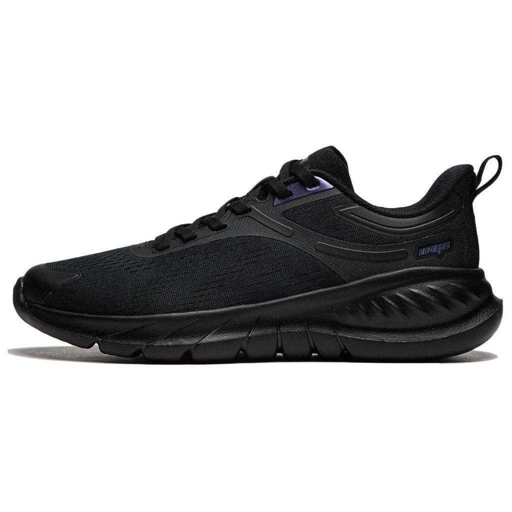 Li Ning Easy Flex V2 Soft Resilient Shock Absorbing Durable Breathable Low Top Running Shoes Women Running Shoes Black ARSU006-4