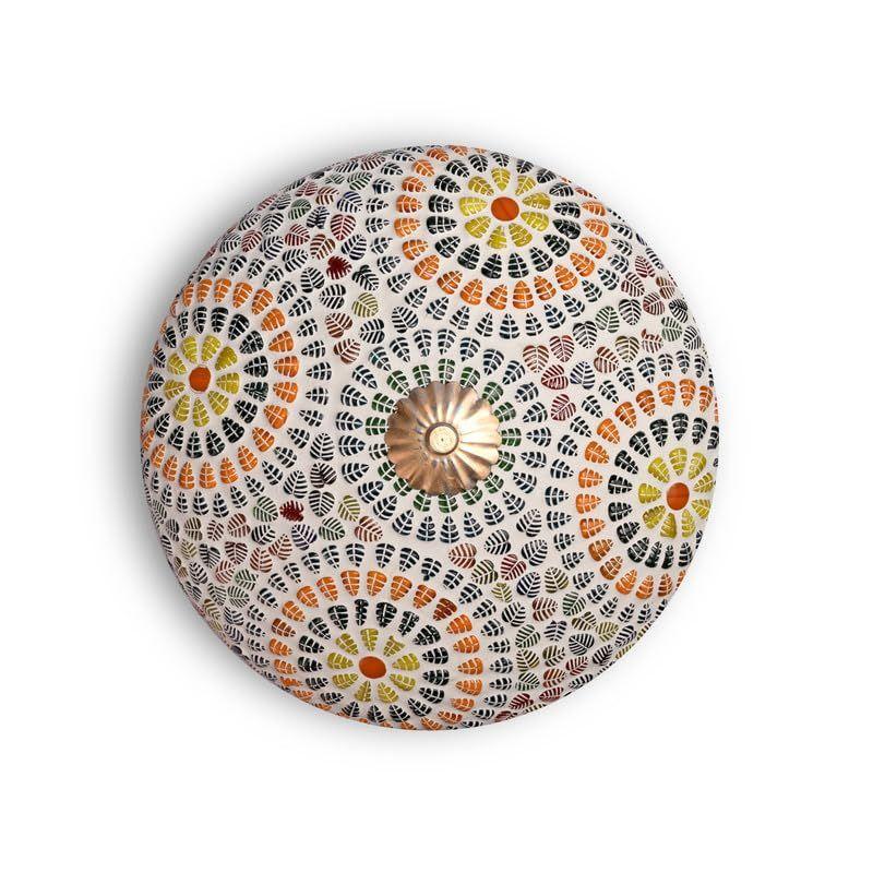 Multicolor Handcrafted Decorative Glass Mosaic Table Lamp for Home Décor