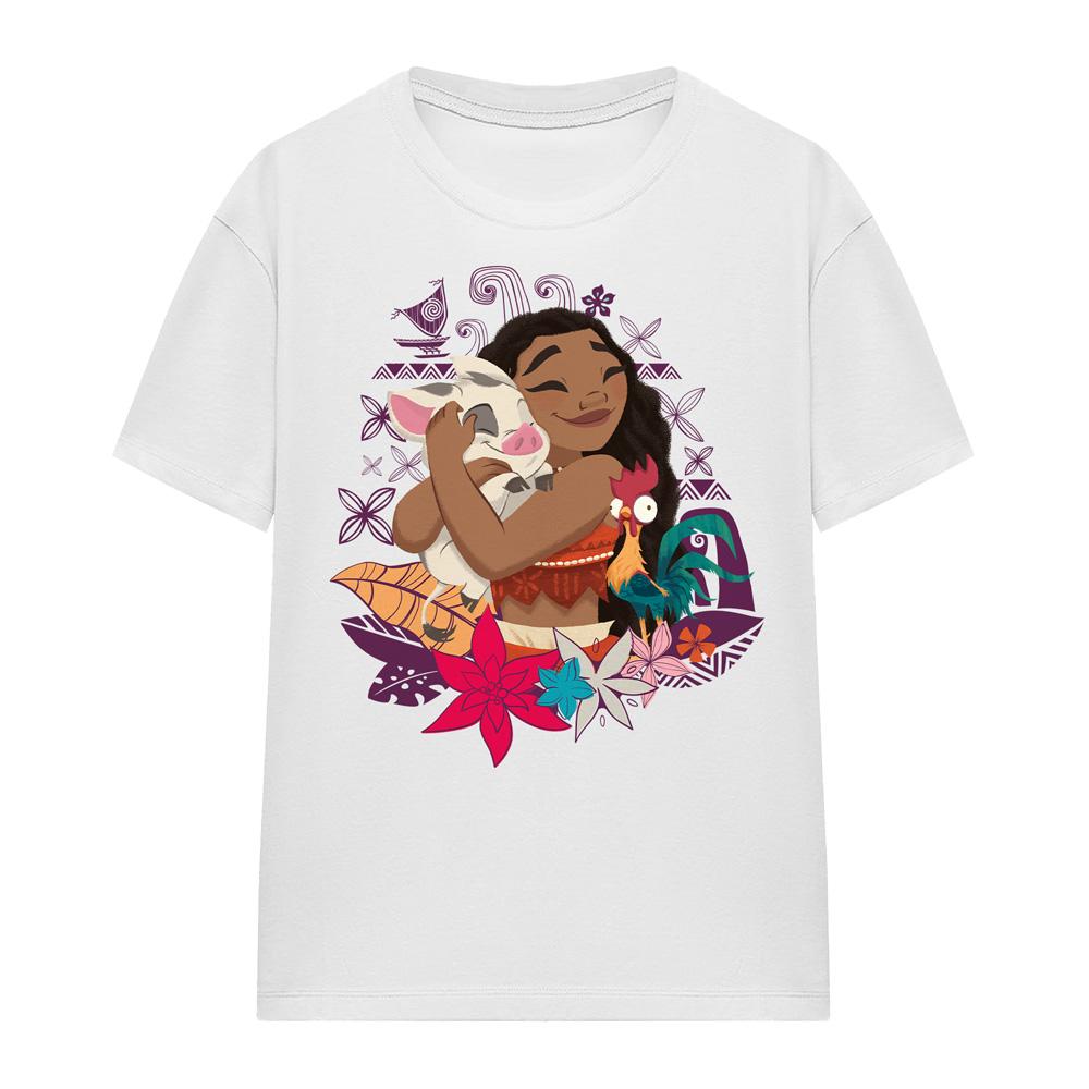 Moana Womens/Ladies Pua & Hei Hei T-Shirt