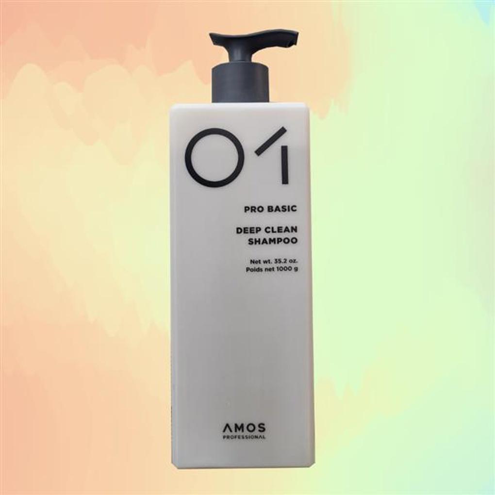 Amos Deep Clean Shampoo 1000g NEW + Random 1 Scalp Cleansing Moisturizing Protein Shampoo