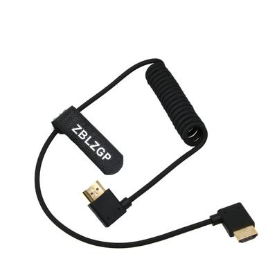 ZBLZGP HDMI 8K 60Hz Cable 48Gbps Fast Ethernet Cable UHD HDTV Cable Ultra RTX Video Cable PC Laptop Projector HD TV PS5 Right Angle Braided Cable 2.1