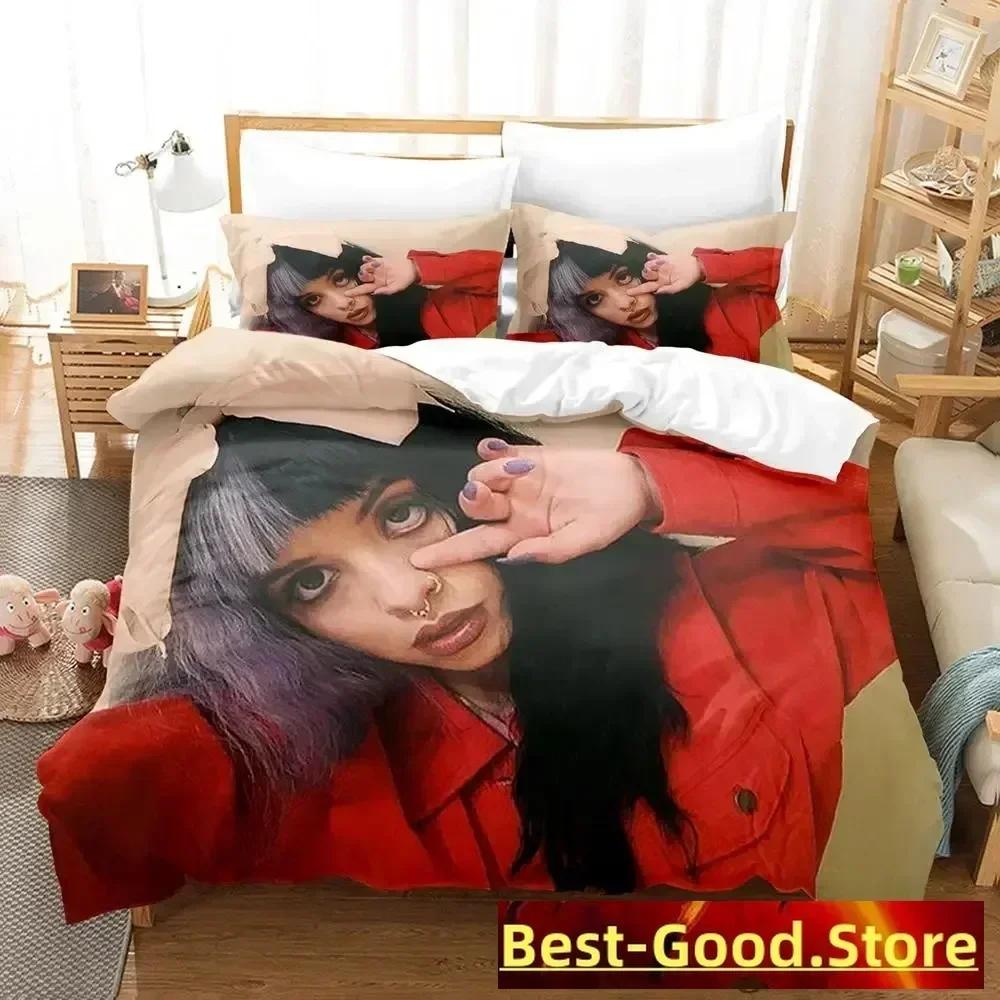 2023 Sexy Singer Melanie Martinez Bedding Set Duvet Cover Sheet Printed Pillowcase Bed Full Queen King Size Comforter Bedroom