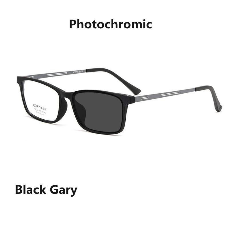 Ultralight Anti Blue Light Reading Glasses Photochromic Titanium Alloy Frame for Men Women Outdoor Optical