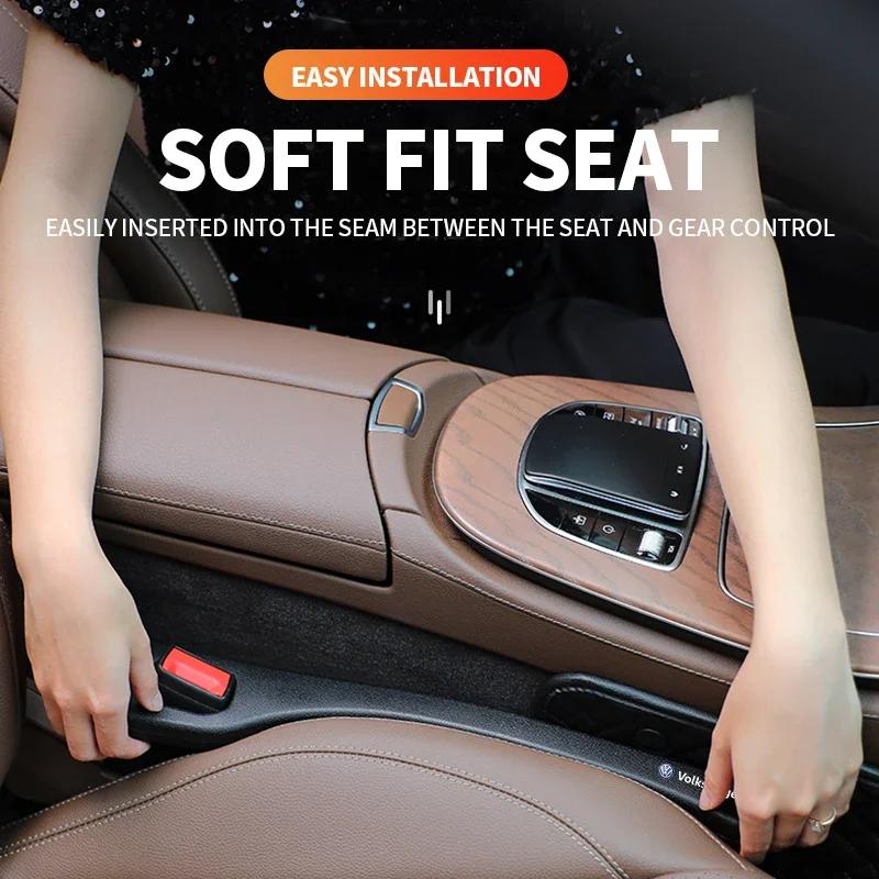 Neuer Sitzspalt Dichtungsstreifen Auslaufsicher Naht Aufbewahrungsbox Für Volkswagen Golf 4 5 6 7 Jetta Scirocco Arteon Caddy Beetle Polo