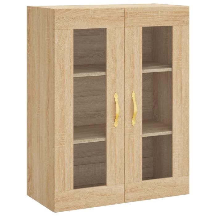 VidaXL Armoire murale chêne sonoma 69,5x34x90 cm 828463
