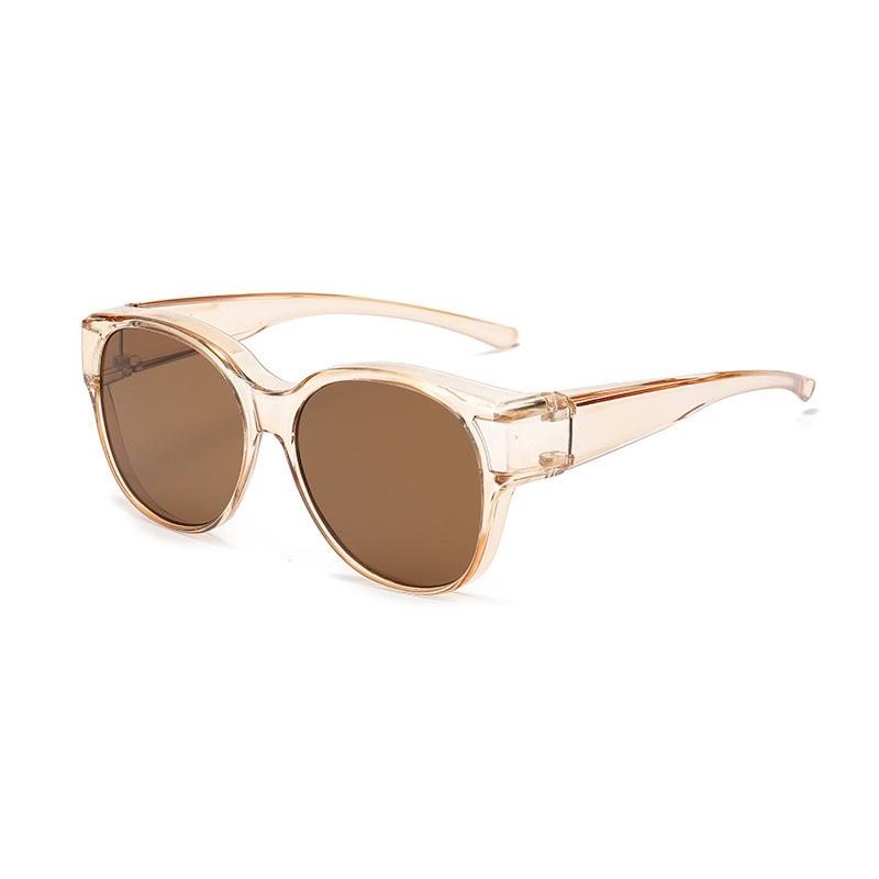 Fashion Large Frame Sunglasses Cover Over Myopia Prescription Glasses Portable Men Women Vintage Fishing Driving Eyewear