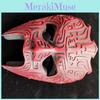 Geometric Pattern Face Mask Resin Material Halloween Cosplay Costume Mask For Parties And Festivals