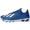 X 19.3 Round Toe Lace-Up Composite Material MG Men Football Shoes Blue White EG1493