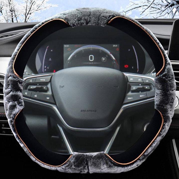 Plush Winter Steering Wheel Cover for GAC Trumpchi GS4, GS8, GS357, Yingbao, Yingku M8, M6, E8, E9