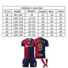 Barcelona Lewandowski Kinder Sport Fußballtrikot, Polyester, 130-140 cm, Mehrfarbig