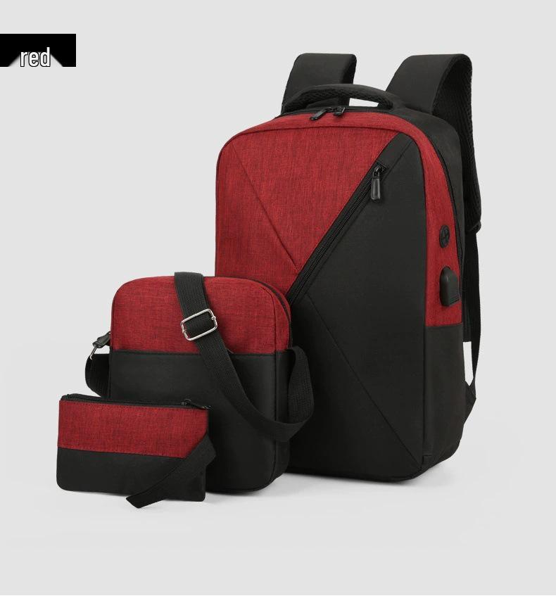 Business Large Capacity Multi-Purpose Oxford Cloth Backpack Set