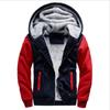 Men's Hooded Athletic Thick Fleece-Lined Jacket Slim Fit Long Sleeve Casual Top Casual Everyday Outfit