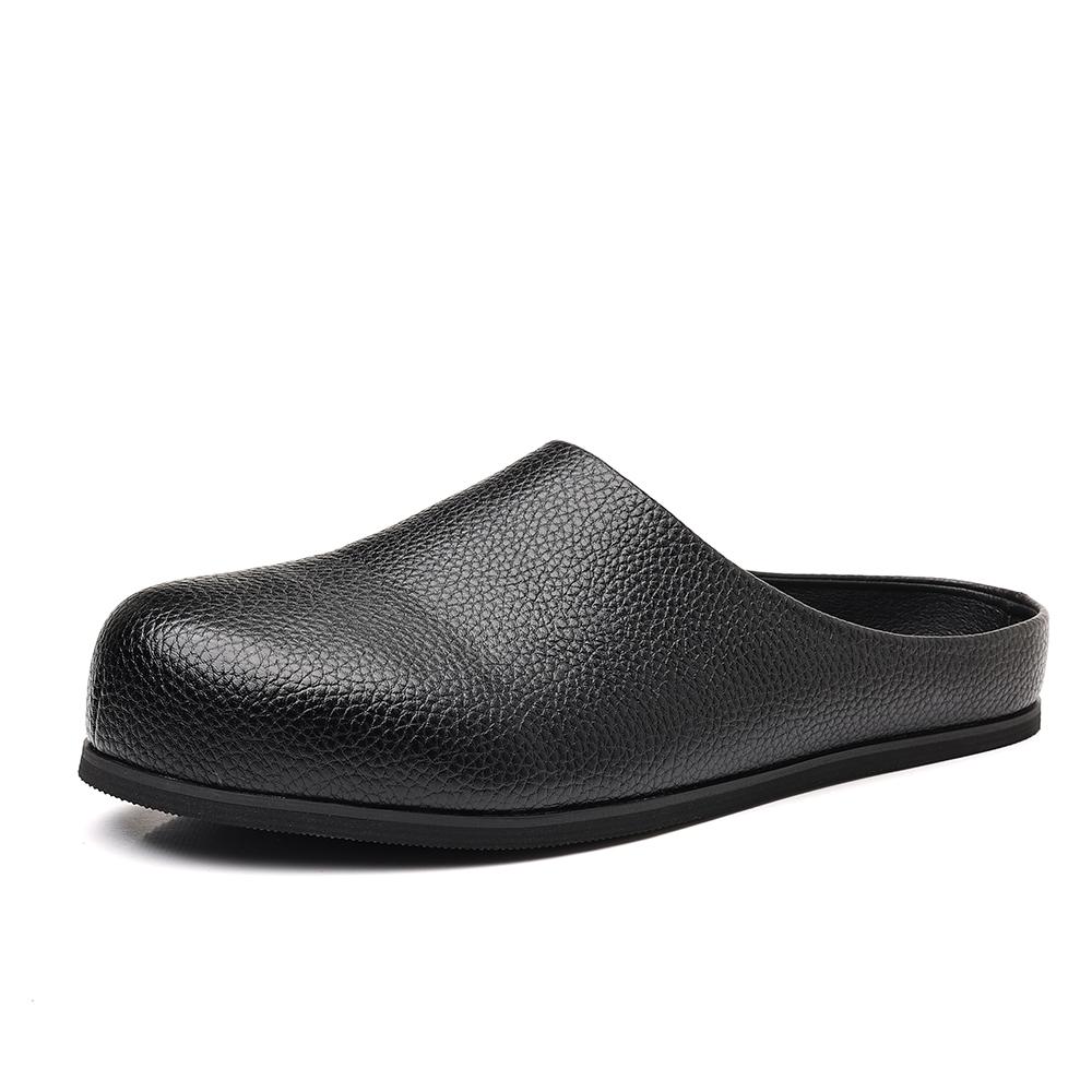 

Мода Мода Стиль Мужская обувь Мюллеры Лоферы Уличная обувь для ходьбы Дышащие мужские тапочки Легкая удобная обувь Обувь для ленивых Повседневные мокасины 48 чёрный