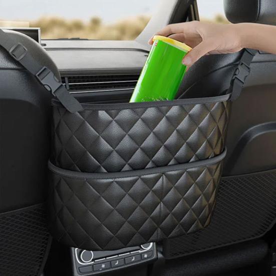 Car Seat Organizer Universal Hanging Storage Bag for Documents Water Bottles Toys Multi--Pocket Travel Tidy Pouch Pocket Fits Most Vehicles