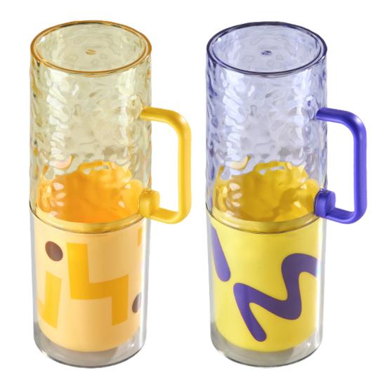Large Cup Mouth Mouthwash Cup 3 In 1 Portable Travel Split Cup Body Firm Snap Design Compact Lightweight Mouthwash Cup