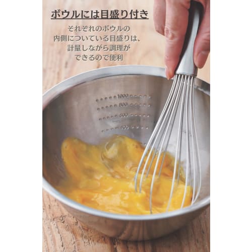 CHERRY TERRACE Allround Bowls Full Set, Stainless Steel Cookware, Bowls, Colander, Vegetable Drainer, Kitchen Tools, Minimal Storage