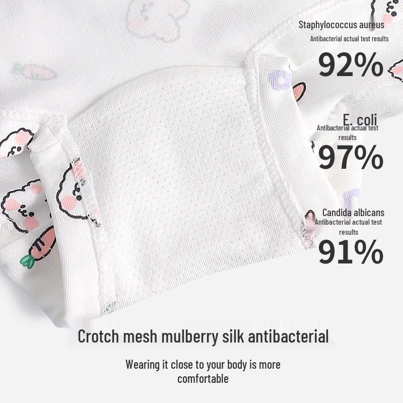 Kids' 100% Cotton Antibacterial Underwear: Boys' Boxer Briefs & Girls' Briefs for Ages 10+