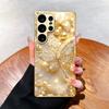 Trendy Diamond Dragonfly Phone Case Glass S26 Ultra Case S25 Ultra Case for Samsung Galaxy S26 S25 S24 S23 S22 FE Ultra Plus