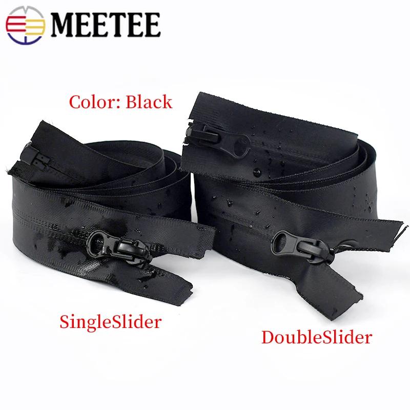 1/2/3/5 ks 15-100 cm Nylonový vodotěsný zip Otevřený konec Neviditelný ozdobný zip Bunda Taška Oblečení Reverzní zipy DIY šicí příslušenství