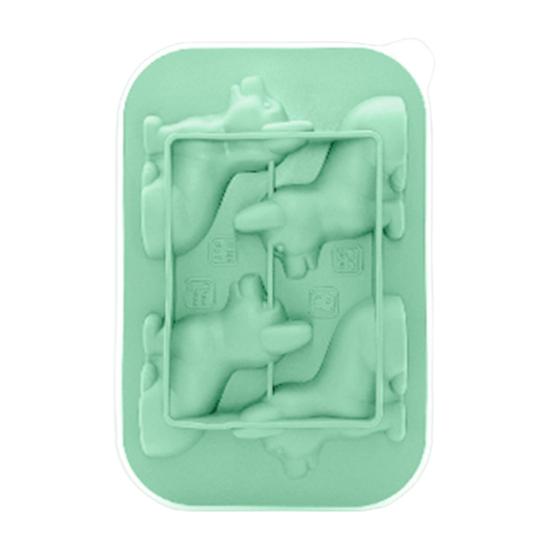 Silicone Ice Cube Tray Corgi Shapes Ice Cube Mold Built-in Funnel Large Craft Tray for Whiskey Cocktails Bourbon DIY Chocolate Soap Maker