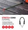 Outdoor Carabiner Elastic Cord Elastic Band Tent Lanyard 8mm Camping Clothesline Luggage Strapping Rope Packing Strap