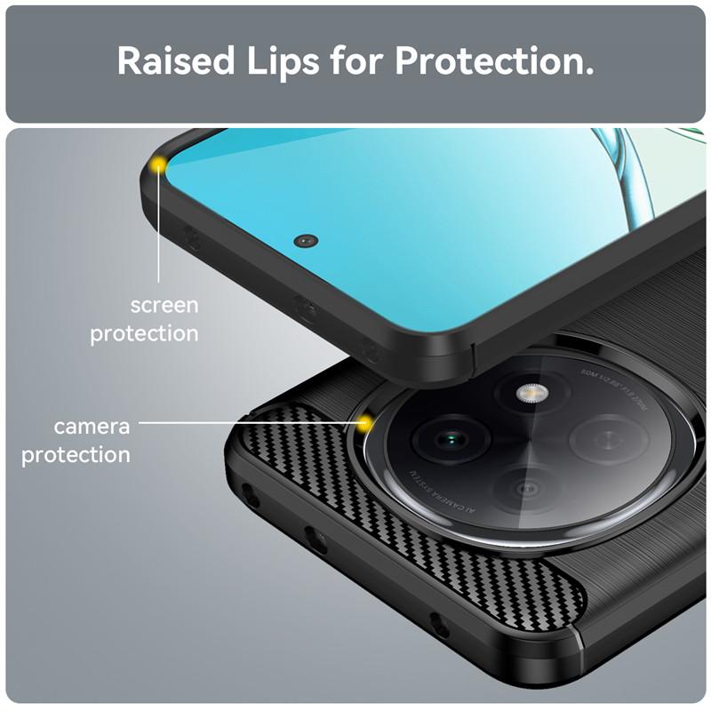 For OPPO A5 Pro Case OPPO A5 Pro Cover Bumper Shockproof Silicone Anti-Slip Brushed TPU Protective Phone Back Cover OPPO A5 Pro