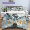 Leo Messi Pattern Bedding,Quilt Set Quilt Cover Pillowcase Home Birthday Gift(1 * duvet cover + 2 * pillowcase, without core)