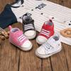 Classic High-Top Soft Sole Baby Canvas Shoes for Toddlers with Straps