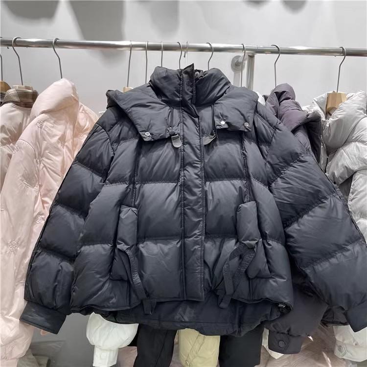 White duck down jacket women's winter 2024 new small bread jacket short thickened warm jacket