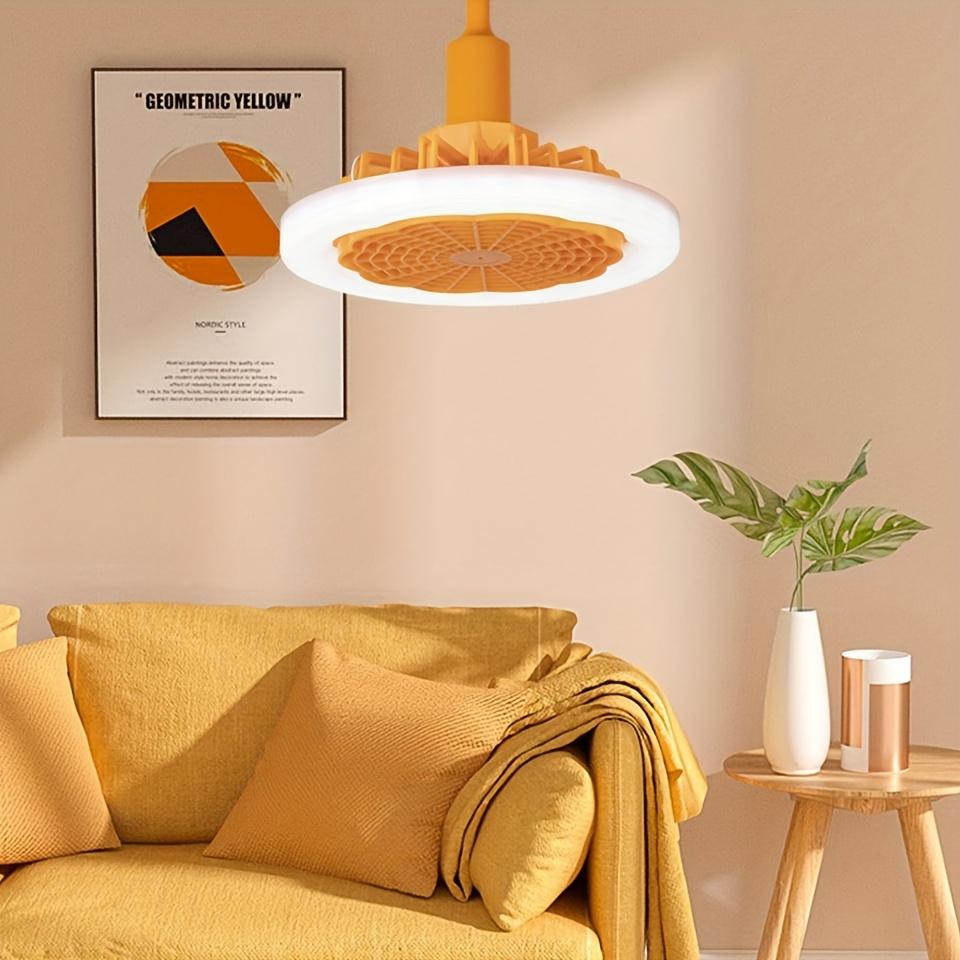 LED Smart Fan Light 30W AC110V 220V Ceiling Fan With Lighting Intelligent Remote Control E26/E27 Silent For Bedroom Living Room