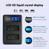 LP E17 LCD Screen Battery Charger, Dual Channel for  EOS Rebel T6i 750D