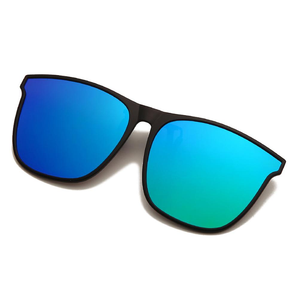 Myopia Polarizing Clip Sunglasses Men's Big Box Sunglasses Fashion Sunglasses Color-changing Clip Glasses For Outdoor Activities