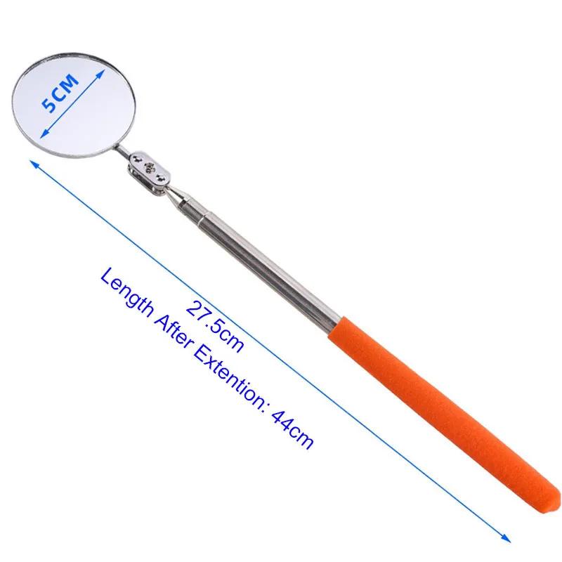 Scalable Stainless Steel Aquarium Betta Mirror Fish Tank Round Mirror for Fish Betta Flowerhorn Cichlid Training 3cm 5cm