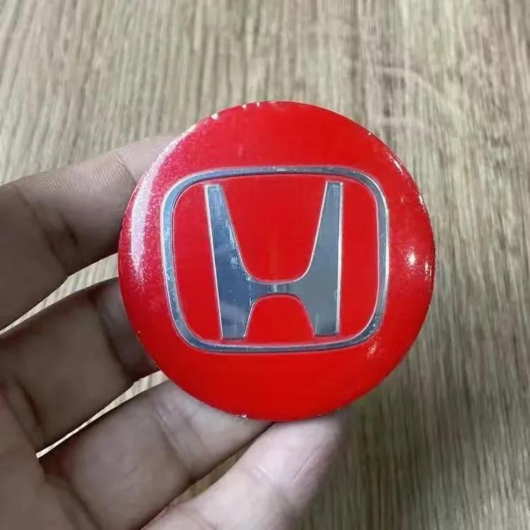 4 Bucăți 56mm Capac Central Butuc Roată Mașină Embleme Autocolante Accesorii Pentru Honda Civic FIT Accord Prelude CRV 5th City CRZ CRX Jazz Acura