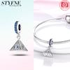 Authentischer Kupfer Eiffelturm Pyramide Reise Länderflagge Anhänger Kompatibel Mit Armbändern Halsketten Perlen Anhänger Damen DIY Schmuck