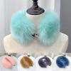 Winter Furry Fur Collar Plush Fake Fur Scarf New Faux Fox Fur Collar Shawl