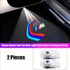 For BMW X6 LED Car Door Logo Welcome Lights Auto Laser Projector Lamp For BMW M E46 E90 E60 F30 F10 E39 E36 F20 G30 G20 E87 E30 F31 Sticker
