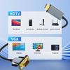 HDMIs To VGA Cable 2Meters Clear Signal Transmission Compatible for Laptops Desktops Gaming Devices Plugs and Play