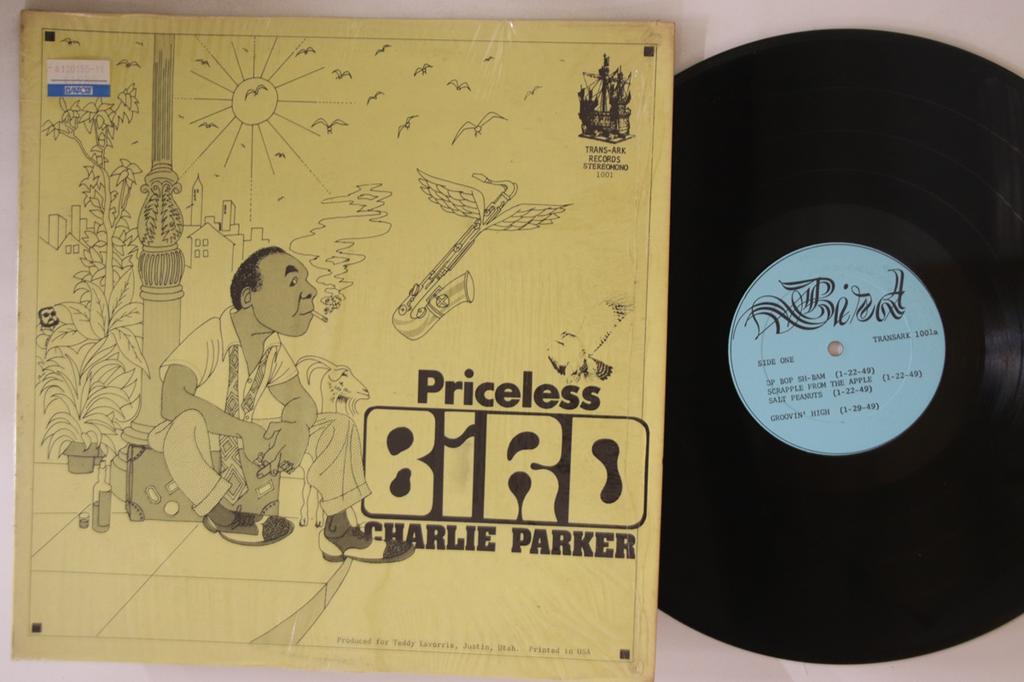 LP Record CHARLIE PARKER - Priceless Bird TRANSARK1001 TRANS-ARK US Jazz Used