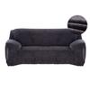 Warm 1-4 Seaters Thick Plush Recliner Sofa Covers Retro Sofa Cover Soft Solid Color Couch Slipcovers