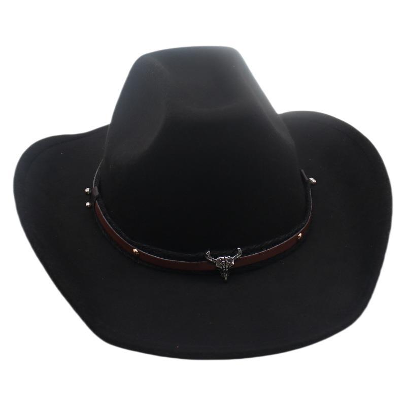 British Celebrity Style High-End Top Hat Tibetan Bull Head Accessories Travel Mountaineering Sun Protection Hat