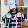 Hatsune Cute Miku Smile Big Mouth Headphone Bag Children Plush Wallet Zero