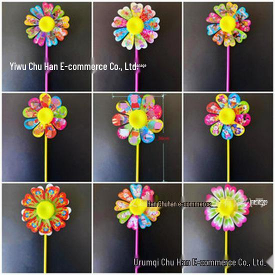 

Красочная вращающаяся вертушка для улицы, детского сада и детских игр