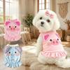Vêtements pour animaux de compagnie Automne Hiver Vente en gros Vêtements chauds épaissis Mignon Animal de dessin animé Ours en peluche Corgi Chat Vêtements