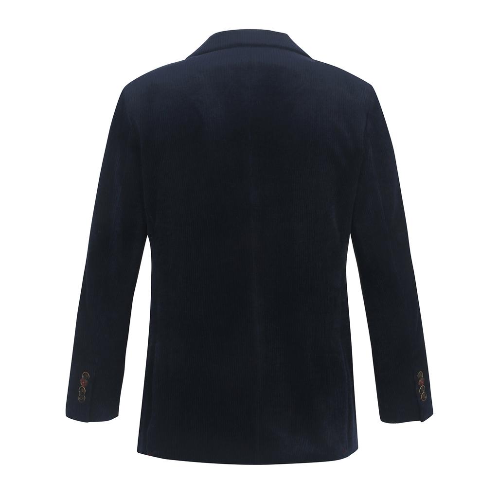 Ferraromilano Roma Velvet Corduroy Jacket Navy (Am0Ejk40249)