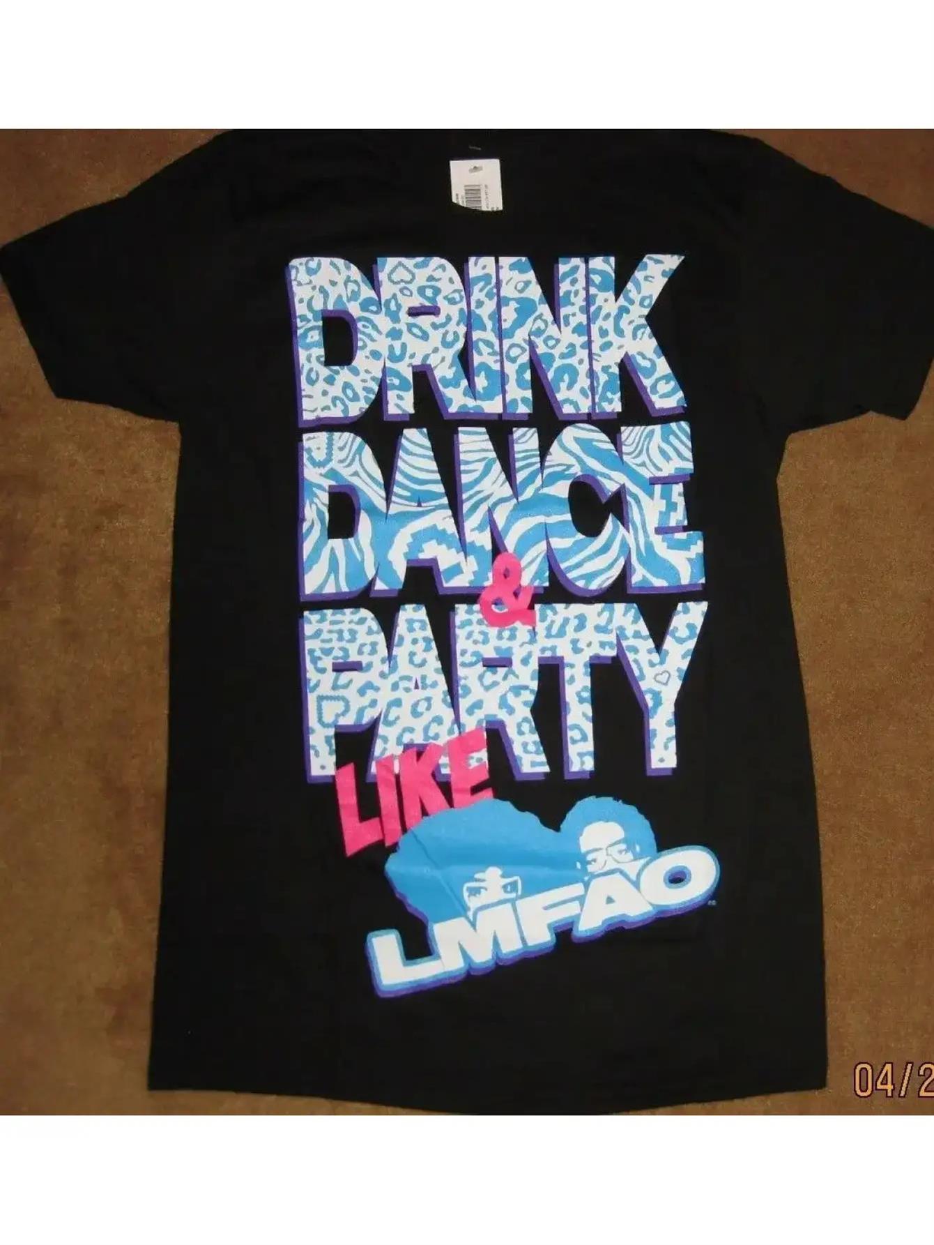 LMFAO Men s Graphic T-Shirt - Features a Fun Drink L