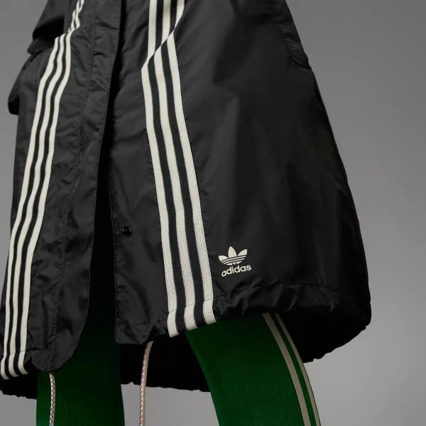 Adidas Originály SS23 Adicolor 70s Retro Series Jednobarevná mikina s kapucí Dámské svrchní oblečení Černá IK7857